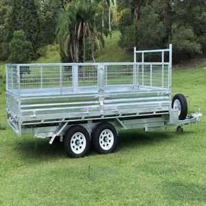 Mini remolque volquete móvil para uso agrícola de 2 toneladas, 3 toneladas, 5 toneladas, venta de Tractor agrícola, nuevo componente de Motor de núcleo de condición usado - Product Image 6