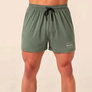 Vente en gros Short de sport de plein air décontracté en jersey Short de survêtement en tissu polyester pour homme Cordon de serrage en molleton de coton personnalisé pour homme - Product Image 4