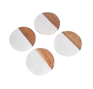 Sous-verre en bois et marbre de meilleure qualité gravé cadeaux de mariage tasse en pierre et tasse à café tapis de Table Design Unique utilisation dans la cuisine - Product Image 3