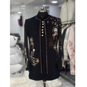 Costume trois pièces classique pour homme, le plus vendu, pour mariages, réceptions, soirées et occasions spéciales, en vente - Product Image 1