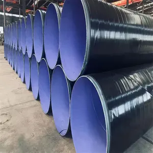 Underground Shelter S235JR S355JR S235J2H S355J2H Bk Spiral Welded Pipe Ssaw Steel Tube For Piling Water Gas Oil