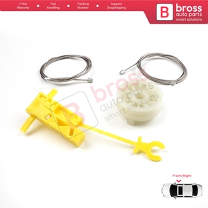 Juego de Reparación de Elevalunas Eléctrico Delantero Derecho BWR5498 para Trafic MK2 X83 JL FL EL Vivaro Primastar 2001-2015 7700311821 - Product Image 4