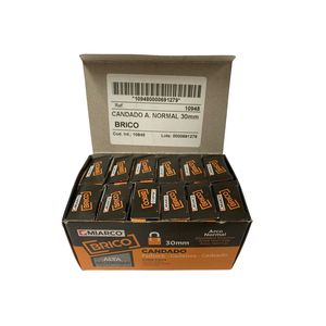 Caja de 12 unidades. Candado estándar con llave de grillete de 30 mm AN-30 (Miarco 10948) - Product Image 3