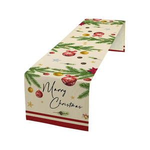 Home Hotel and <b>Kitchen</b> Use Soft Cotton Material Customized Design Embroidered Table <b>Runner</b> - Product Image 2