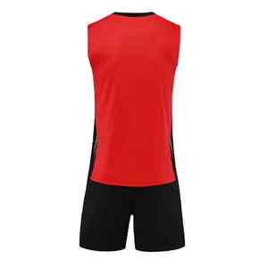 Ensemble d'uniformes de volley-ball de qualité professionnelle, conçu pour les athlètes nécessitant confort, agilité et options entièrement personnalisables - Product Image 4