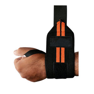 Precio al por mayor, muñequeras de gimnasio, muñequeras de entrenamiento duraderas ajustables, muñequeras de soporte con logotipo personalizado - Product Image 1