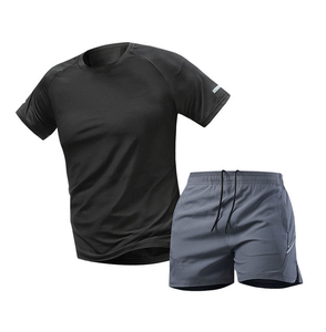 Vêtements de sport hommes course lâche séchage rapide vêtements shorts à manches courtes hommes fitness nouveau costume d'été - Product Image 3