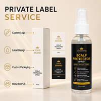 Spray Protecteur de Cuir Chevelu Personnalisé OEM, Formule Apaisante Végétale, Couche Protectrice Invisible pour Système Capillaire