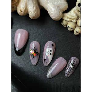 Autocollants pour ongles Haunted Cuties, design d'art d'ongles effrayant pour Halloween - Product Image 3