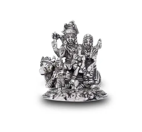 Nieuwe Aankomst Handgemaakt Messing Shiv Parivar. Lord Shiva Godin Parvati Ganesha En Kartikeya Idool Voor Huisdecoratie Diwali Geschenk