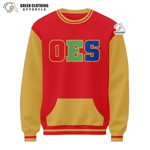 เสื้อสเวตเชิ้ตถักไหมพรมปักลายแบบชีเนลล์ แรงบันดาลใจจากออร์เดอร์ออฟอีสเตอร์สตาร์ ของกรีกไลฟ์ สำหรับผู้หญิง ผู้ชาย ชมรมนักศึกษา ชมรมพี่น้อง ไซส์พลัส - Product Image 4