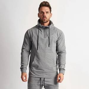Conjunto Deportivo Elástico con Capucha para Hombre de la Mejor Calidad, Diseño de Logotipo Personalizado, Estilo Casual Ajustado, Mangas Completas, Transpirable, para Invierno - Product Image 1
