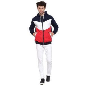 Nouveau design, sweat à capuche pour homme multicolores avec fermeture éclair, poignets élastiques et deux poches latérales, vêtement d'hiver pour homme FTI-MH-001 - Product Image 2