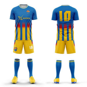 Venta al por mayor de calidad caliente hermosa sublimación uniforme de fútbol/personalizado buena marca deporte desgaste uniforme de fútbol - Product Image 3