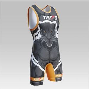 2025-26 <b>Men</b> Wholesale Wrestling <b>Singlet</b> Breathable Stretch Custom MMA Competition Suit Wrestling <b>Singlet</b> Breathable OEM - Product Image 3