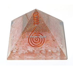 Pyramide d'agate Orgone sculptée Feng Shui Améthyste pour la protection des champs électromagnétiques et l'utilisation de souvenirs - Product Image 3