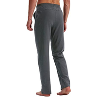 OEM – pantalon de survêtement de Yoga en coton pour hommes, pantalon d'exercice à fond ouvert, pantalon de détente athlétique, pantalon de survêtement ample avec poches