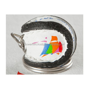 Llavero de Fútbol Irlandés Personalizable de Alta Calidad con Logotipo, Cuero Premium, Goma y Madera, Color Personalizado, Deportivo - Product Image 4