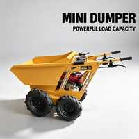 Allrad-Mini-Raupendumper mit CE-Zulassung, 300 kg, Mini-Traktoren mit Benzin-/Dieselmotor, Vorwärts-/Rückwärtsgang
