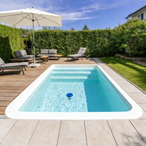 Family Outdoor Custom Fiberglass Swim Spa <b>Pool</b> with Wind-Proof & Corrosion-Resistant Features Above Ground & Inground Design - Product Image 3