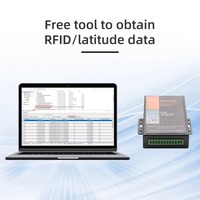 Système de gestion des déchets WA100 avec lecteur RFID UHF IP65, GPS+Beidou DTU 4G, positionnement des véhicules, matériau ABS, fréquence 860-960 MHz