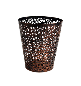 เชิงเทียนโลหะพร้อมลูกปัดคริสตัล - Product Image 3