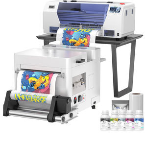 Nuevo A3 DTF impresora 2X velocidad vs L1800 5 "LED pantalla táctil limpieza automática tinta blanca circulación película cortador tinta de regalo - Product Image 1
