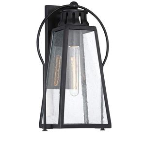 Lámpara de pared grande de Metal de latón AK en polvo negro con acabado con luz estándar de vidrio para decoración de habitación/Decoración de oficina - Product Image 5