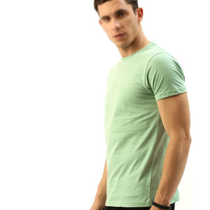 เสื้อยืดผู้ชายแขนสั้นขนาดใหญ่พิเศษผ้าคอตตอน100% โลโก้ตามสั่ง - Product Image 2