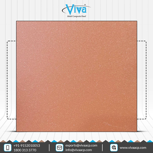 Panneau composite en aluminium de taille standard VA 190, finition terre cuite désertique, pour la décoration murale intérieure et extérieure - Product Image 3