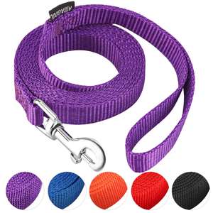Correa fuerte y elegante para perros cachorros, <span class=keywords><strong>collar</strong></span> de nailon fácil de usar, correa de gancho para perros pequeños, medianos y grandes, estilo tradicional Simple - Product Image 2