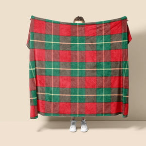 2024 Kerstontwerp Zachte Winter Kingsize Festival Custom Gooi Dekens Digitaal Bedrukt Flanellen Kerstdeken Met Logo - Product Image 4