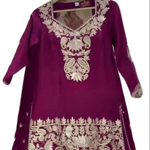 Nueva colección de moda, seda Chinon pesada pura con hilo y bordado, traje Salwar tradicional de moda paquistaní para mujer - Product Image 1