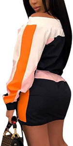 Conjunto personalizado de 2 piezas, chaqueta con cremallera, pantalones cortos, traje ligero para mujer, conjunto cortavientos de nailon Vintage para mujer - Product Image 3