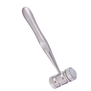 Marteau chirurgical orthopédique 190 mm 7 12 "25mm acier allemand 218 g 155 g têtes en nylon bricolage maillet en os dentaire OEM personnalisable - Product Image 4