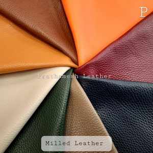 Cartera de mano de piel auténtica y fresada, recién disponible, acabado en grano en relieve, materiales para zapatos de exportación de alta calidad - Product Image 4