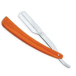 High Quality <b>Single</b> <b>Blade</b> Manual Folding Stainless Steel Disposable Shaving <b>Blades</b> Barber <b>Razors</b> with Pouch for Face Shaving - Product Image 3