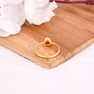 Vente en gros Bague en argent sterling 925 Pierre précieuse tourmaline rose naturelle Bague plaquée or Bijoux de mariage Unisexe Cadeaux de fêtes - Product Image 3