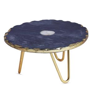 Soporte redondo para pastel de ágata blanca para fiestas, decoraciones de bodas, hotel y uso doméstico herramientas para hornear en la cocina - Product Image 2