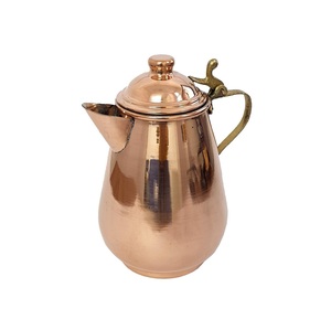 Cruche styliste en cuivre avantages de l'eau ayurvédique finition martelée traditionnelle conception en cuivre pur utilisation quotidienne écologique de la cuisine - Product Image 4