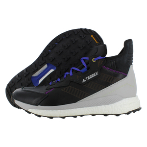 Bottes de randonnée Adidas Terrex Free Hyperblue pour homme, noir foncé/noir foncé/blanc nuage, chaussures de randonnée Adidas |   100% authentique - Product Image 1