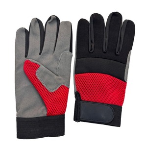 Precio al por mayor de cuero de grano de piel de vaca antideslizante trabajo montaje guantes estándar de calidad de seguridad Rigger guantes de trabajo - Product Image 1