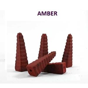 Natural Amber Pyramide Backflow <b>Incense</b> <b>Cones</b> Wholesale Supply From Best Brand ( Red ) - Product Image 1