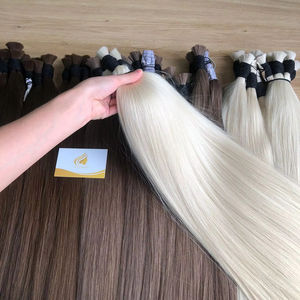 Extensiones de Cabello Humano Remy Ruso Vietnamita al por Mayor, Modelo de Peluca India Virgen, Paquetes a Granel, Precio Competitivo, Envío Gratis - Product Image 1