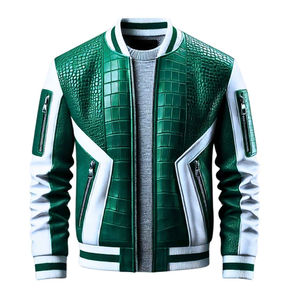 Chaqueta de cuero genuino para motocicleta, solapa privada, ocio, primera capa, piel de vaca, chaqueta de moto para hombre - Product Image 6