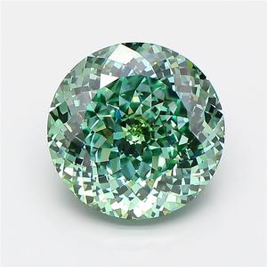 DIAMANTE PORTUGUÉS CULTIVADO EN LABORATORIO DE 2.00 CATAVOS, COLOR VERDE VIVIDO ELEGANTE, CLARIDAD Y PURIDAD VS1, CERTIFICADO IGI PARA LA FABRICACIÓN DE JOYERÍA - Product Image 4