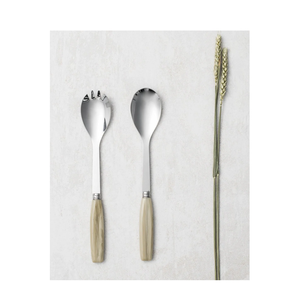 ช้อนสแตนเลสงานหัตถกรรมชั้นเลิศช้อนตักขนมด้ามควายคุณภาพสูงขายส่ง - Product Image 4