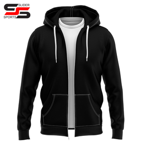 Sudaderas con Capucha de Invierno Cálidas, 100% Algodón, Corte Ajustado, Gruesas, Unisex, de Alta Calidad, Lisas, con Cierre, 400g GSM, Impresión Digital, Bordado Personalizado - Product Image 5