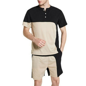 Ensemble d'été professionnel pour hommes-Chemise et short de conception décontractée Matériau respirant de haute qualité Meilleur prix avec taux réglable - Product Image 1