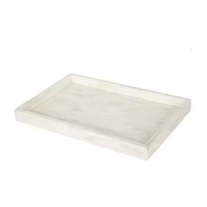 Rectangular Bone Serving Tray for Kitchenware Handmade Bone by Crescent Crafts - Product Image 2